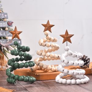 Zokova Creative Wooden Christmas Decoration Ornaments
